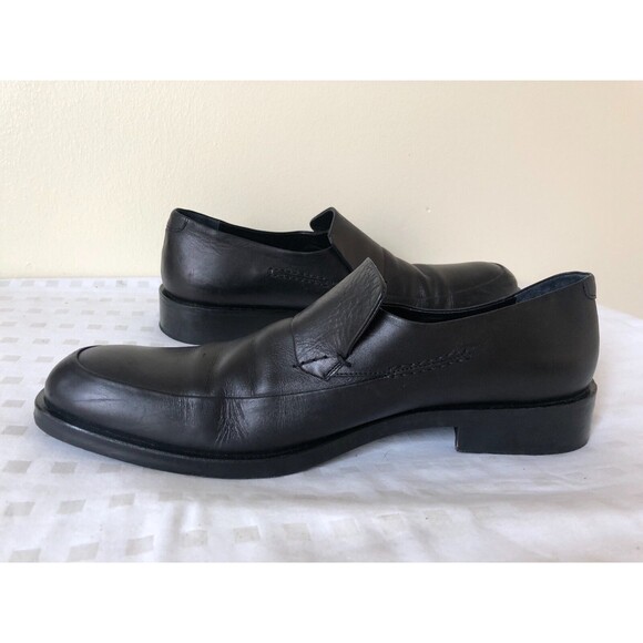 Calvin Klein Collection black leather loafer made in italy size US 11 main image 8